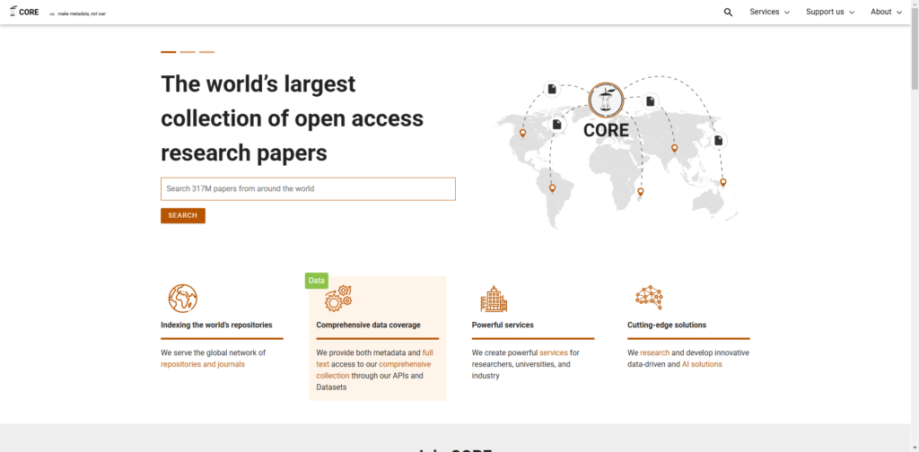 CORE Aggregating the worlds open access research papers qubic research