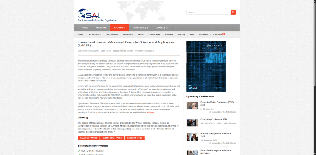 IJACSA-Computer-Science-Journals-Scopus-Indexed-Journals