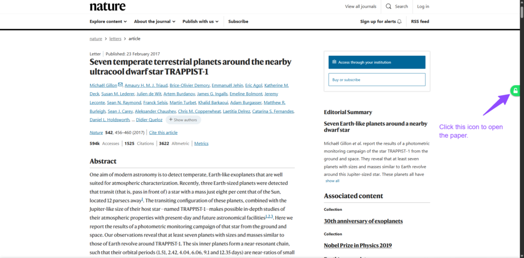 Download IEEE Papers for Free: 5 Pro Tactics (2026 Update) The Unpaywall browser extension showing a green unlocked tab on a paywalled article.
