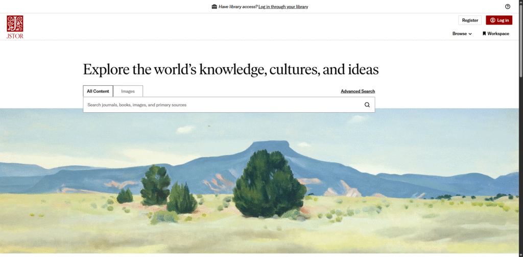 JSTOR Best Research Databases
