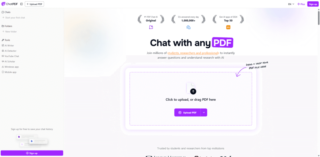 Best Apps for PhD students - ChatPDF