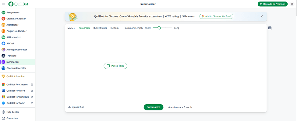 QuillBot Alternatives To Summarize Text for Free