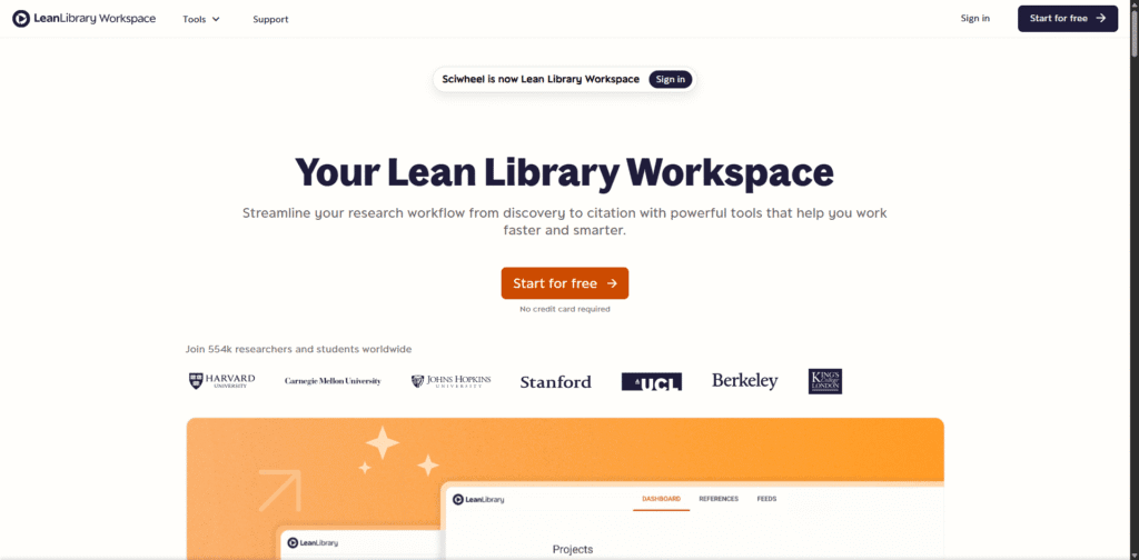 Lean-Library-Workspace-Reference-Manager-Generator-Harvard-APA