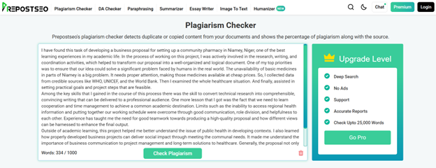 Plagiarism Checker