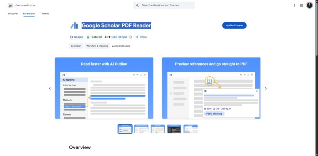 Best Google Scholar Extensions for Academic Research (2026) Google Scholar PDF Reader Chrome Extension