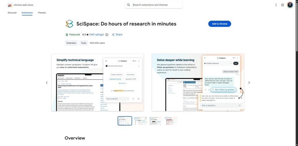 Best Google Scholar Extensions for Academic Research (2026) SciSpace and Scite.ai Extensions