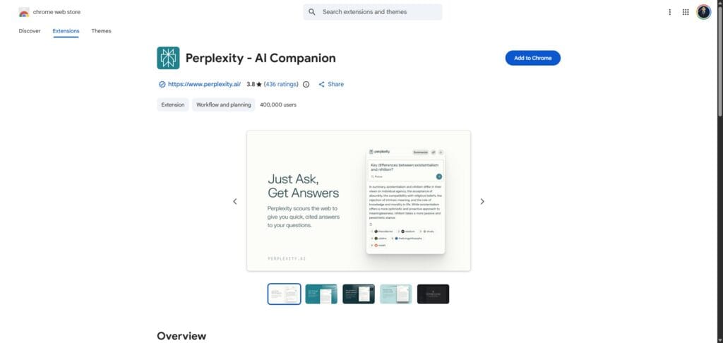 Perplexity AI Companion