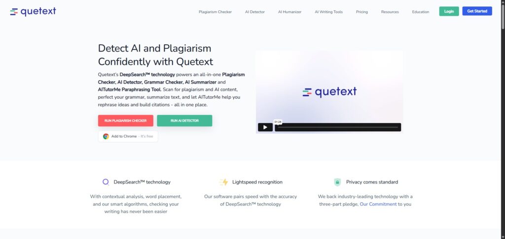 Quetext Home
