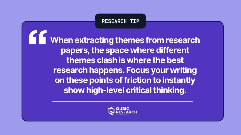 How to Extract Themes from Research Papers: Synthesis Guide Research Tip - How to Extract Themes from Research Papers