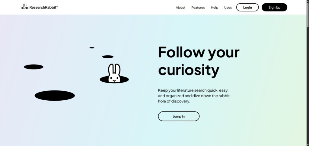 ResearchRabbit Home