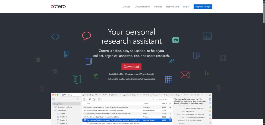 Zotero Home