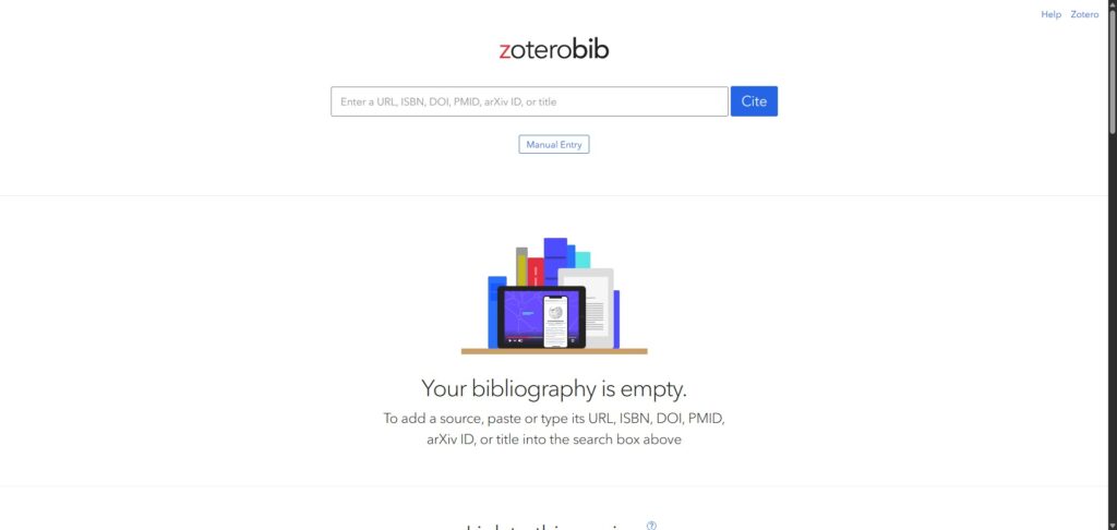 ZoteroBib Home