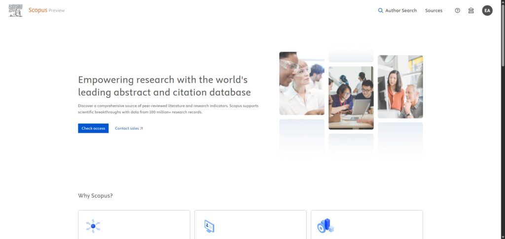 Scopus Homepage